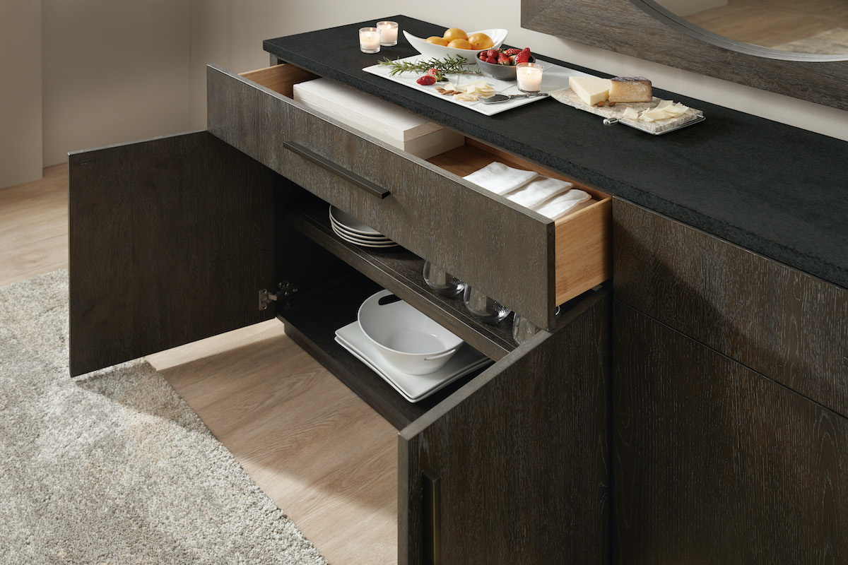dining cabinet organization ideas